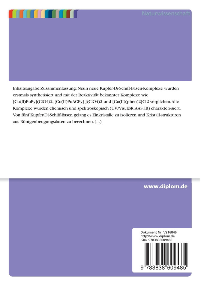 Struktur- und Funktionsanaloga der Cu,Zn-Superoxid-Dismutase