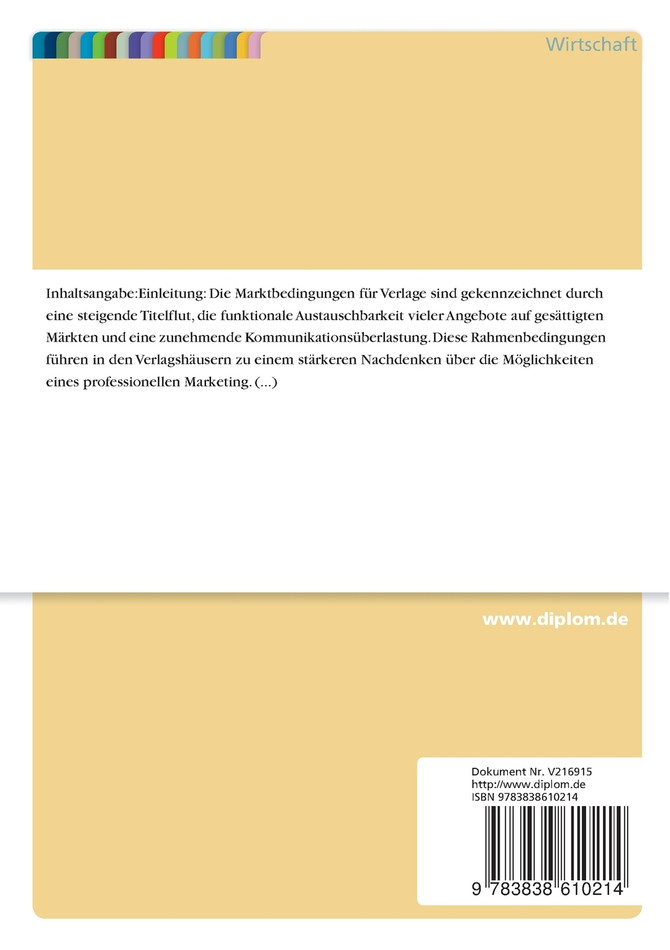 Markenbildung in der Verlagsbranche