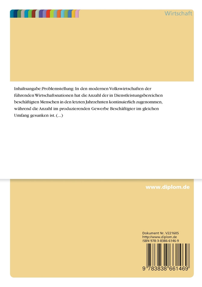 Ansätze zur Erfassung und Beurteilung menschlicher Arbeitsleistungen bei Dienstleistungen