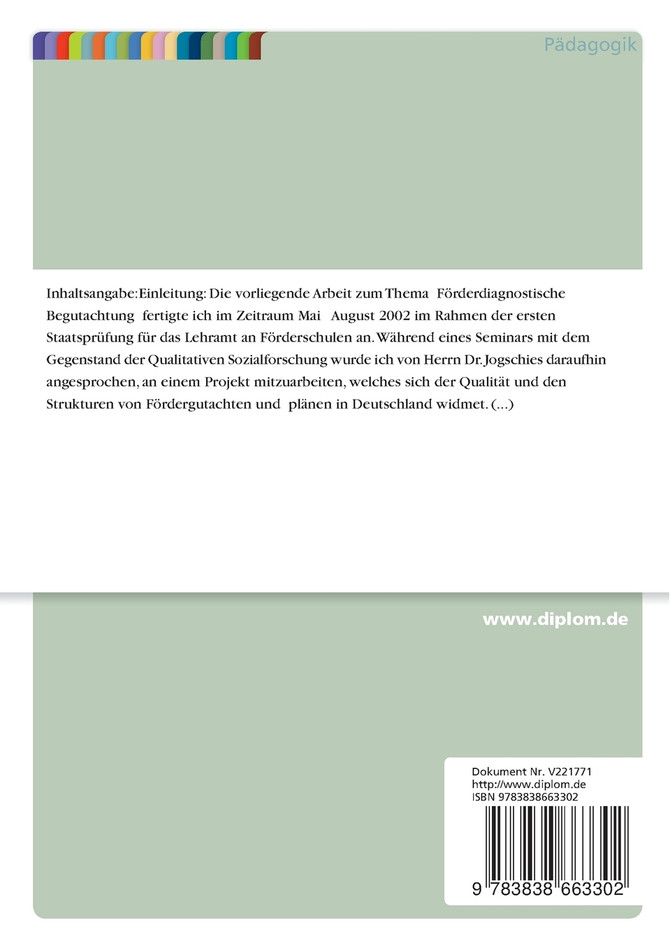 Zur förderdiagnostischen Begutachtung in Sachsen und anderen Bundesländern