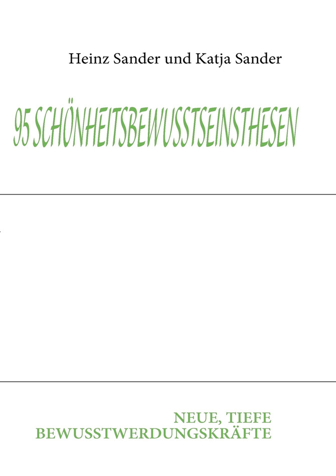 95 SCHÖNHEITSBEWUSSTSEINSTHESEN