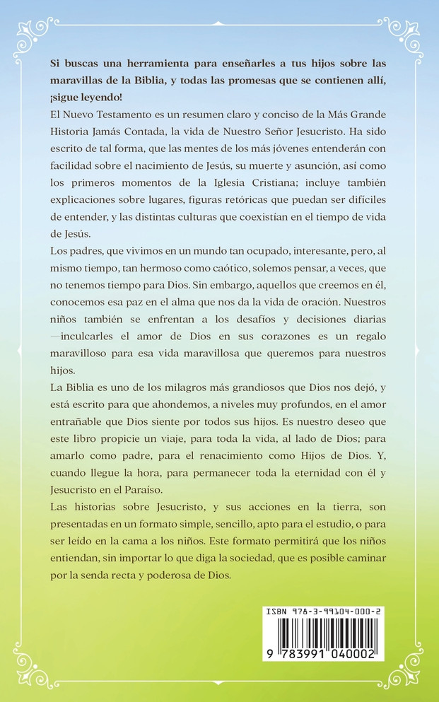 LIBRO DE HISTORIAS DE LA BIBLIA PARA LOS PEQUEÑOS