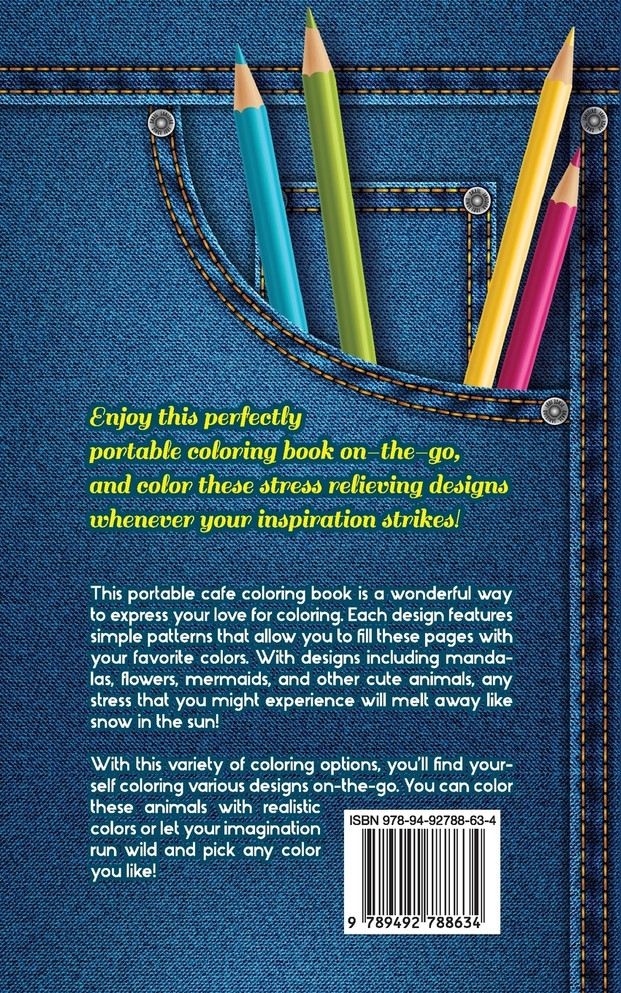 Pocket Cafe Coloring Book