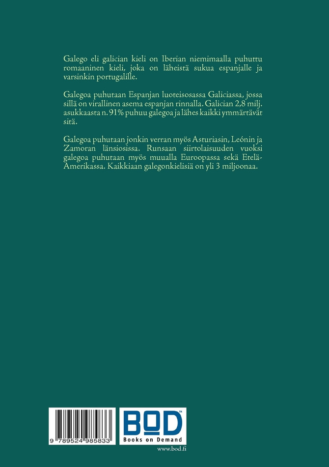 Galegon kielioppi