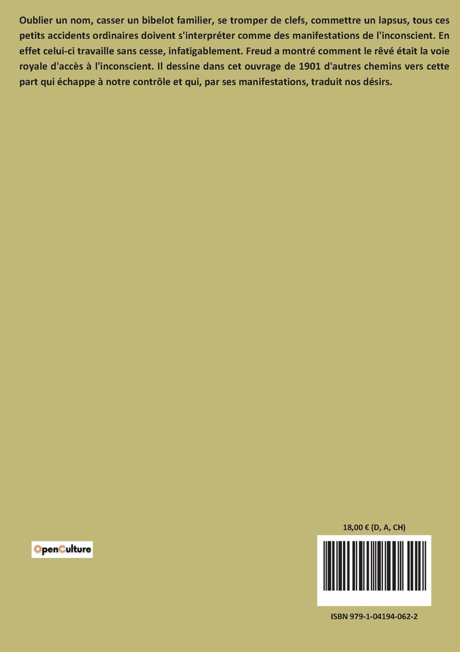 Psychopathologie de la vie quotidienne