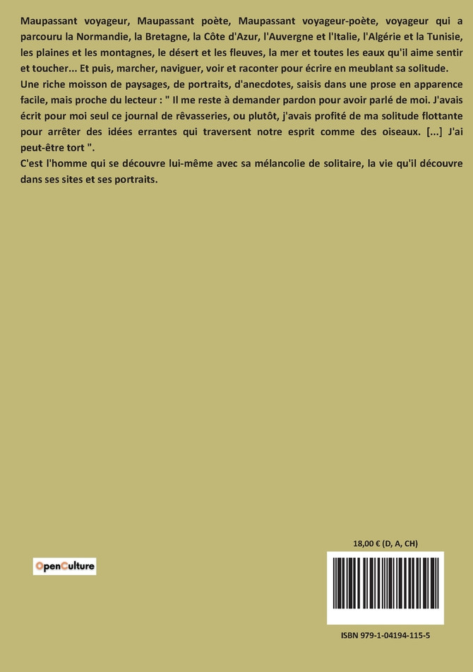 Au soleil, Sur l'Eau, La vie errante