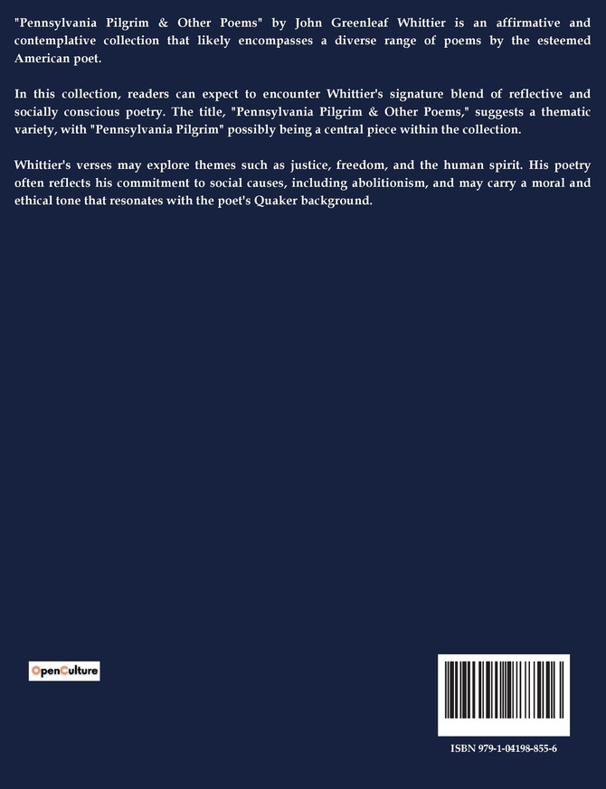 Pennsylvania  Pilgrim &  Other poems