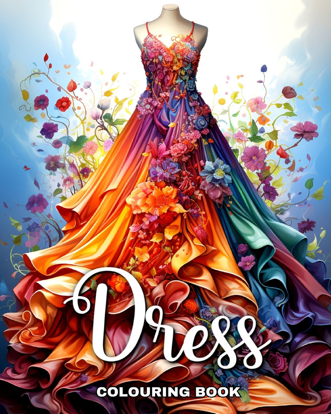 Dress Colouring Book