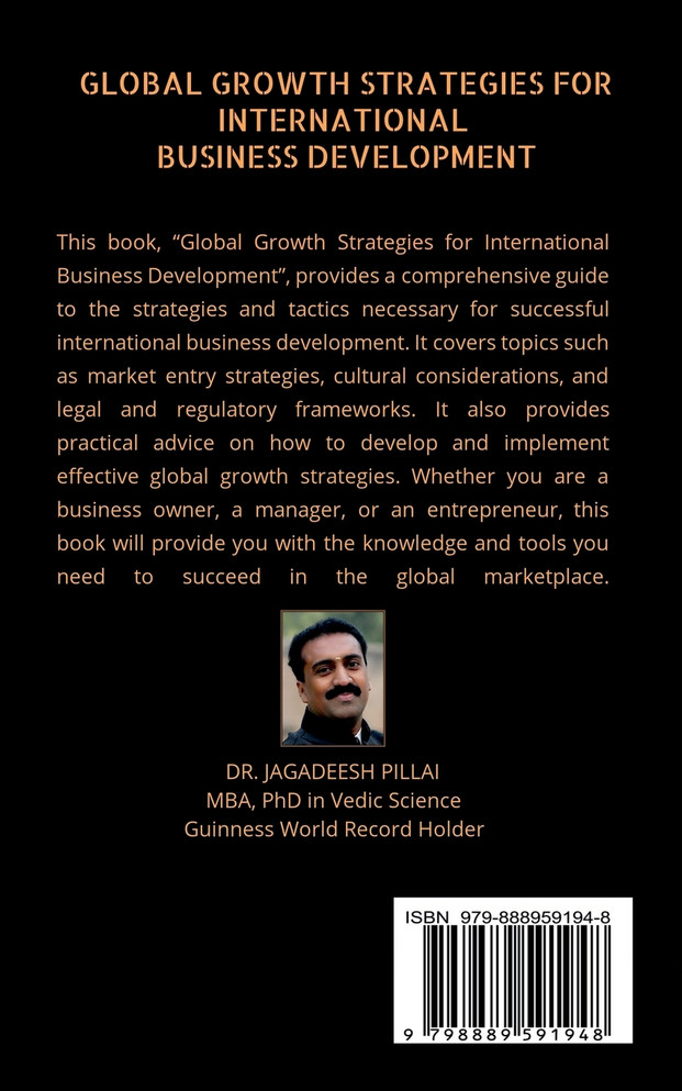 Global Growth Strategies for International Business Development