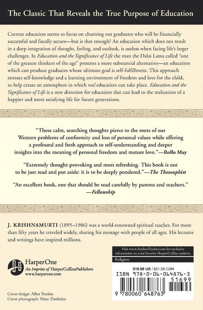 Education and the Significance of Life