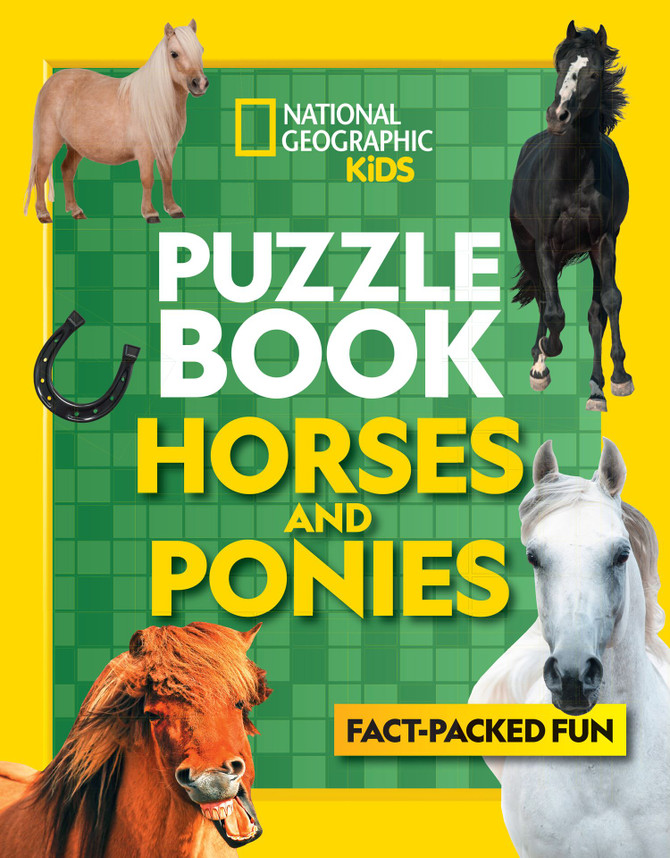 National Geographic Kids Puzzle Books - Puzzle Book Horses and Ponies