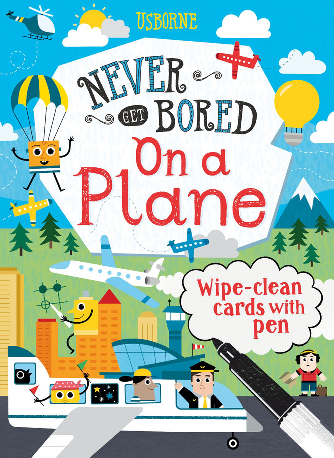 Never Get Bored on a Plane Cards