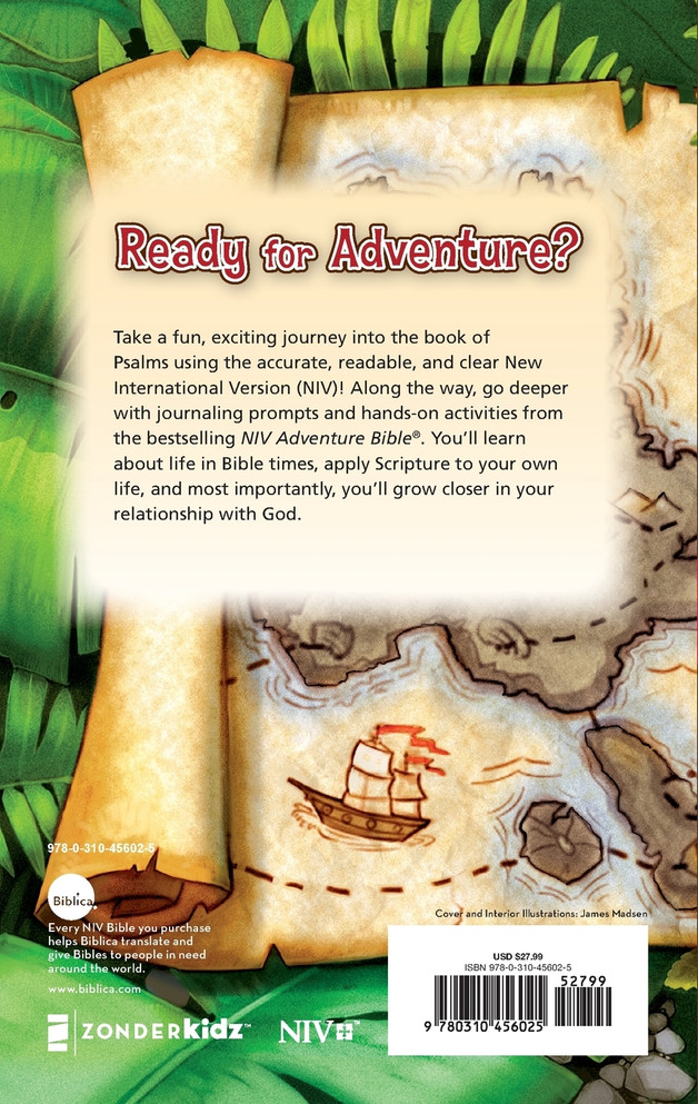 NIV Adventure Bible Field Notes, Psalms, Comfort Print