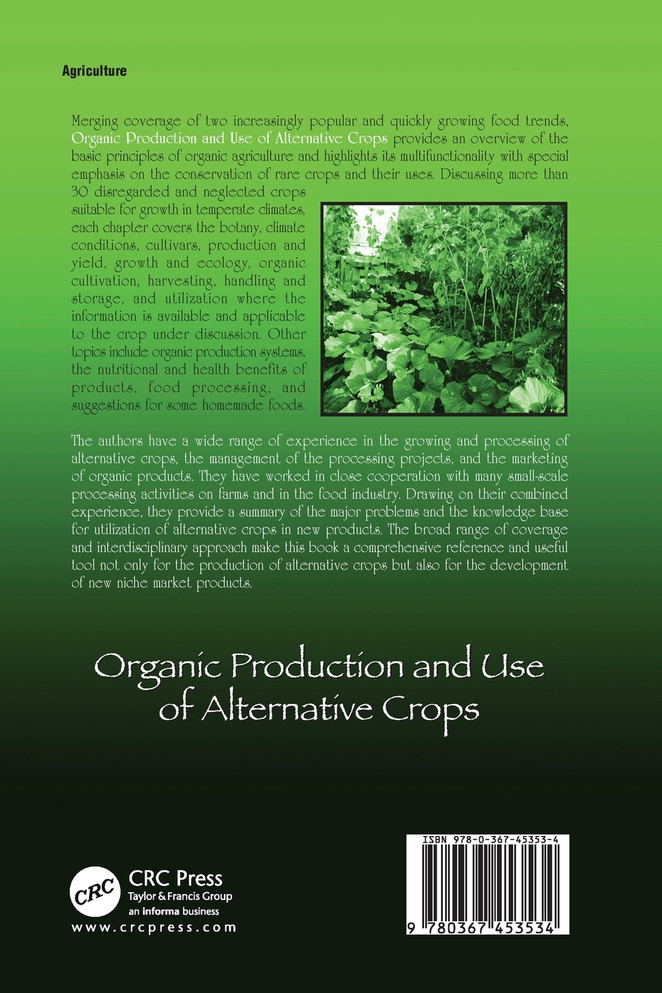 Organic Production and Use of Alternative Crops