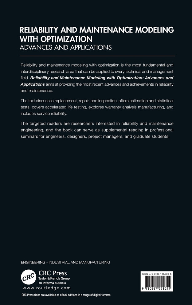 Reliability and Maintenance Modeling with Optimization