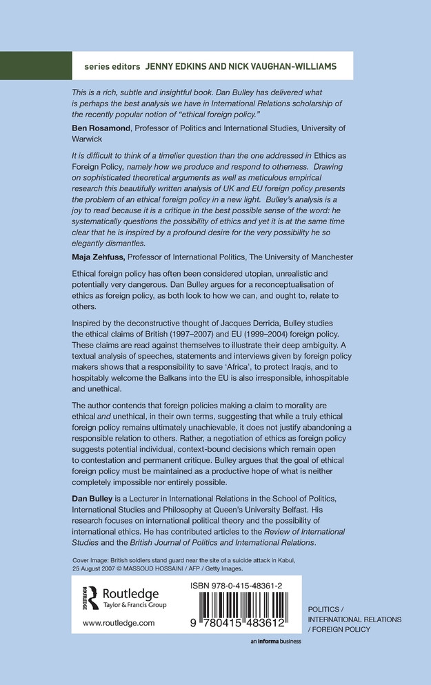 Ethics As Foreign Policy