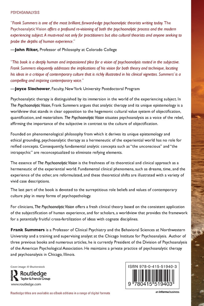 The Psychoanalytic Vision