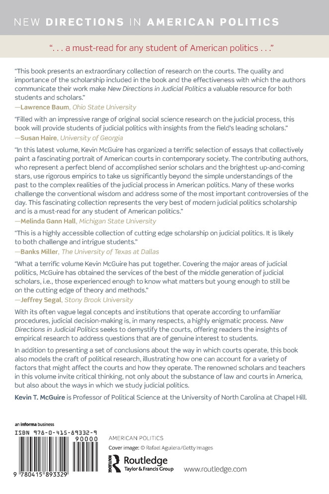New Directions in Judicial Politics