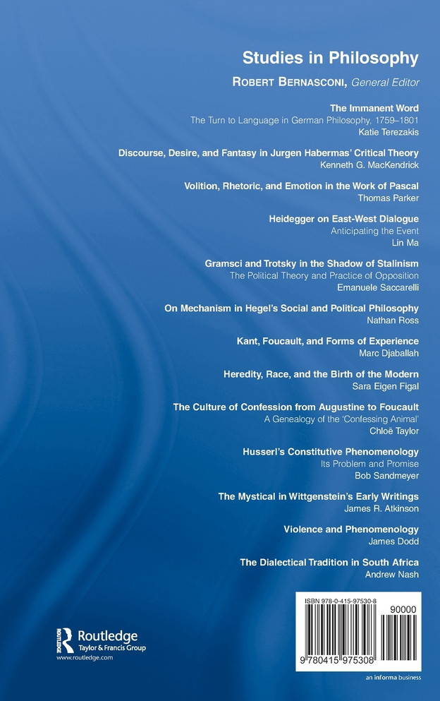 The Dialectical Tradition in South Africa