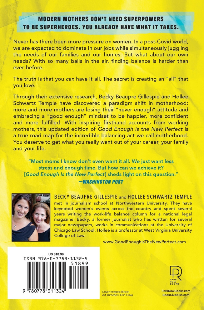 GOOD ENOUGH IS THE NEW PERFECT