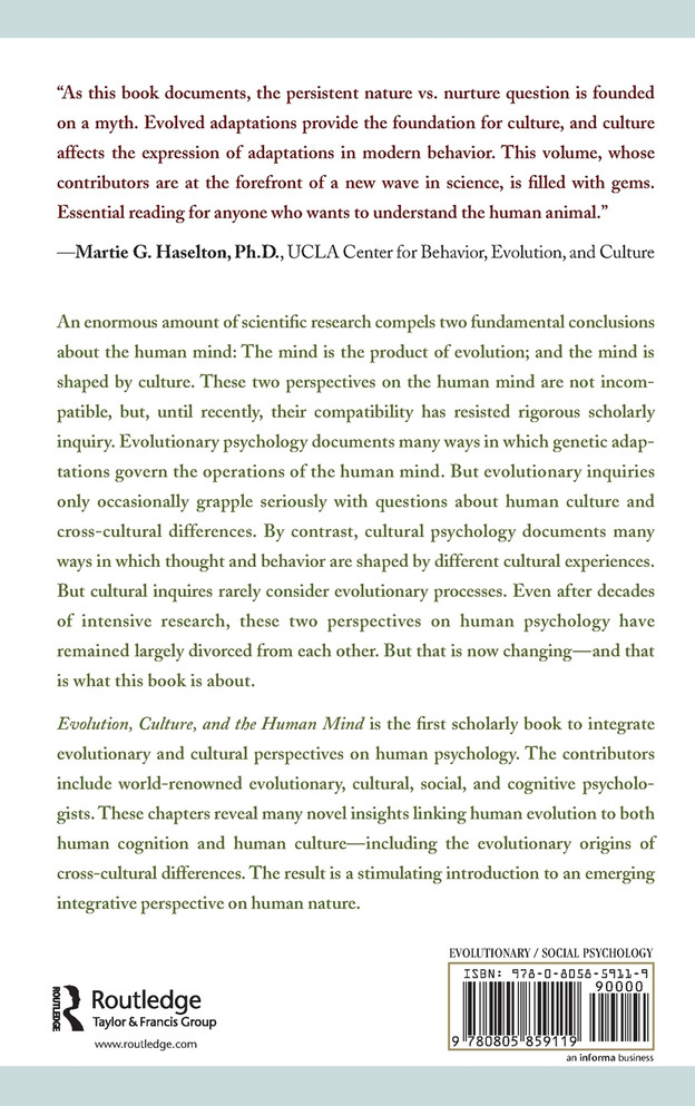 Evolution, Culture, and the Human Mind