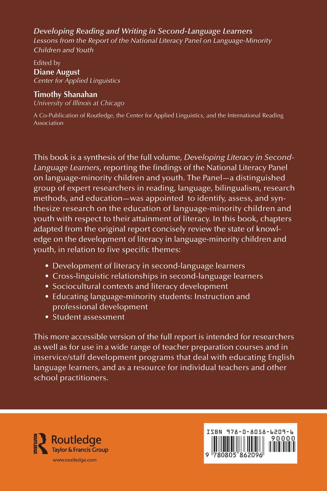 Developing Reading and Writing in Second-Language Learners
