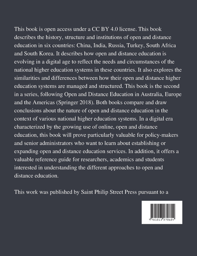 Open and Distance Education in Asia, Africa and the Middle East