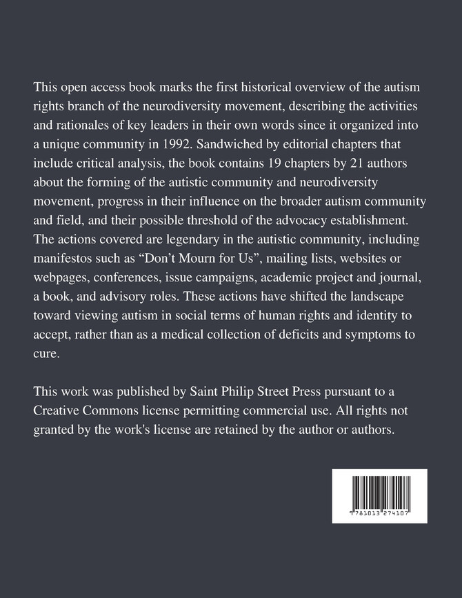 Autistic Community and the Neurodiversity Movement