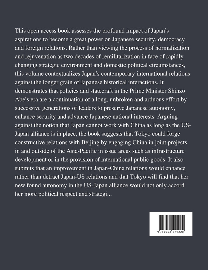 Japan's Arduous Rejuvenation as a Global Power