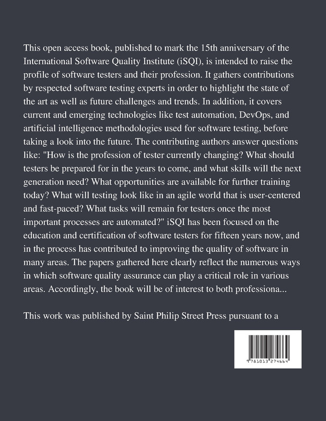 The Future of Software Quality Assurance