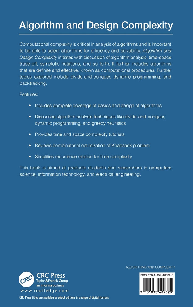 Algorithm and Design Complexity