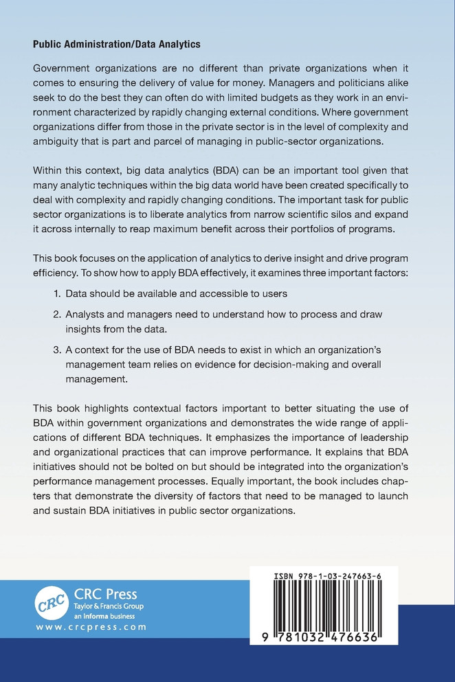 Big Data and Analytics Applications in Government