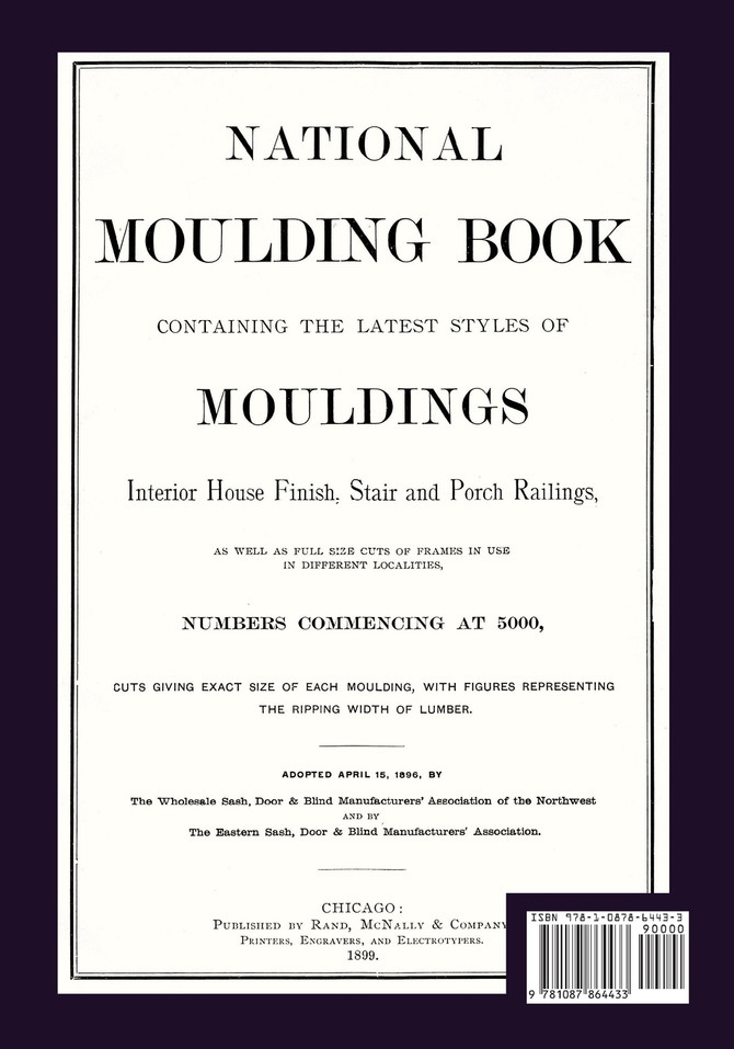 National Moulding Book 1899