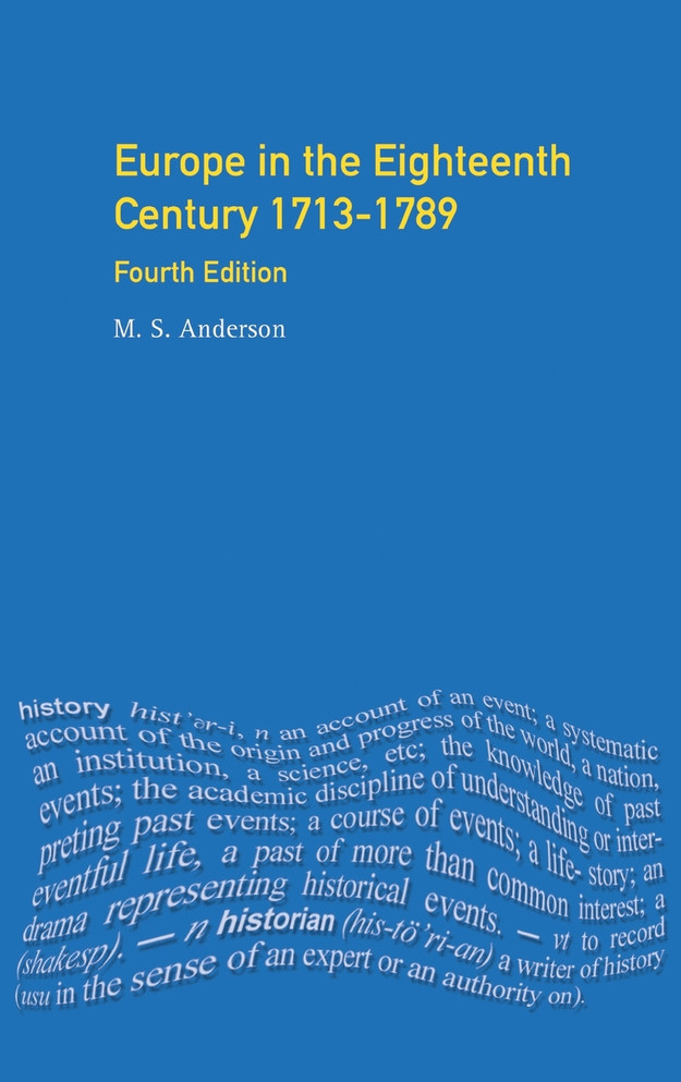 Europe in the Eighteenth Century 1713-1789