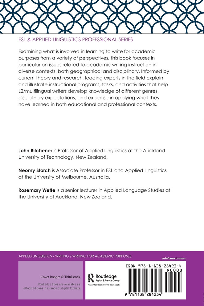 Teaching Writing for Academic Purposes to Multilingual Students