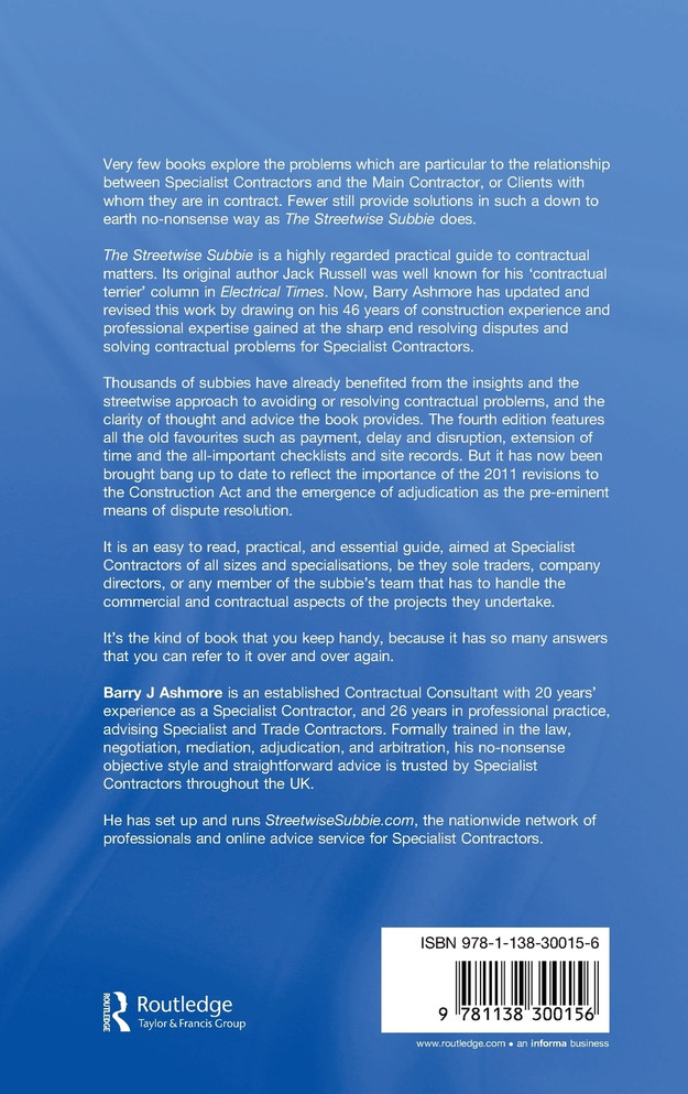 The Streetwise Subbie