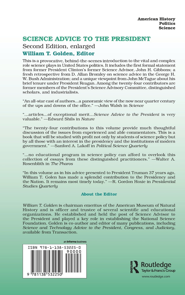 Science Advice to the President