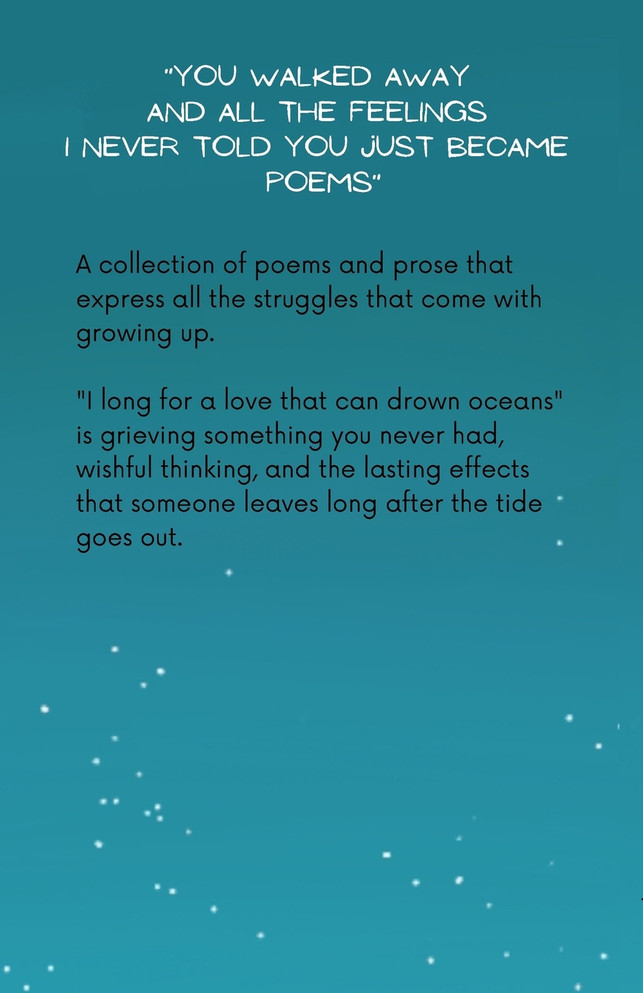 I long for a love that can drown oceans