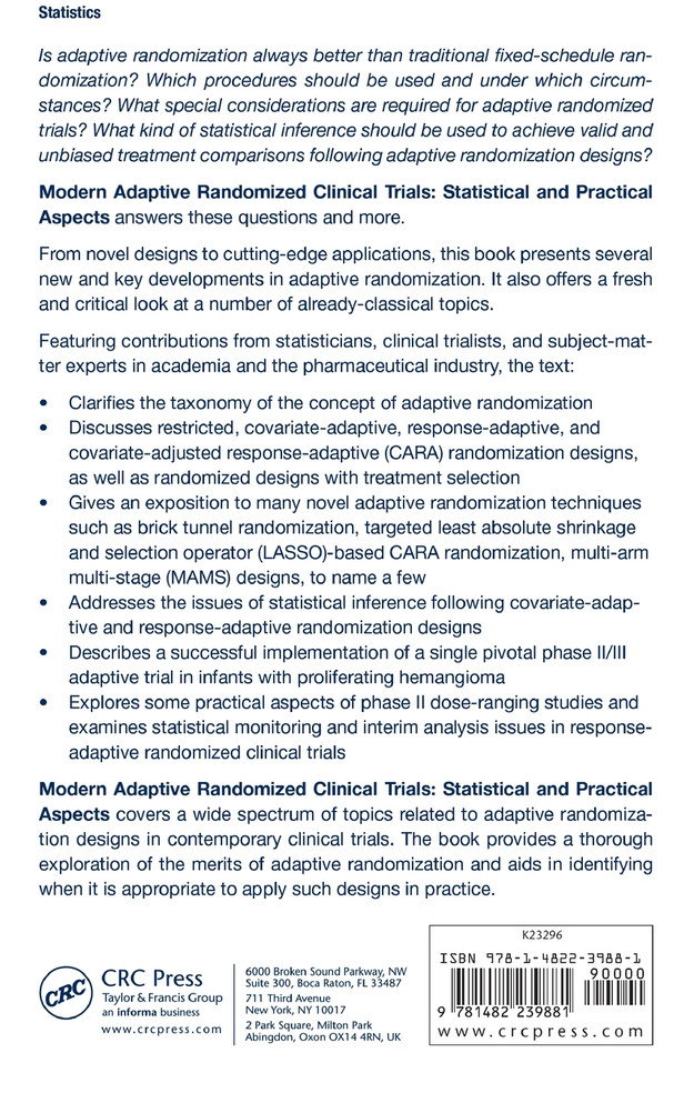 Modern Adaptive Randomized Clinical Trials