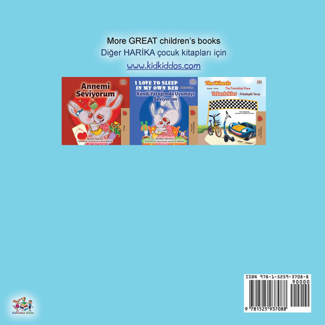 I Love to Go to Daycare (English Turkish Bilingual Book for Kids)