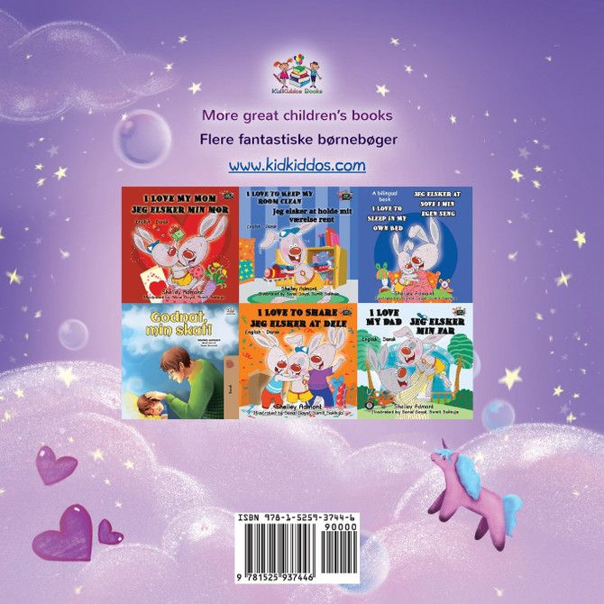 Sweet Dreams, My Love (English Danish Bilingual Book for Kids)