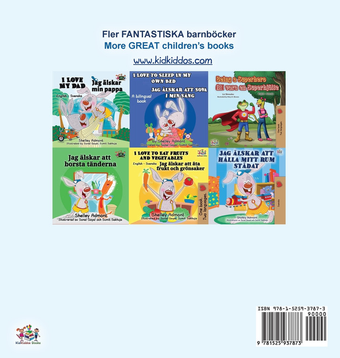 I Love to Tell the Truth (Swedish English Bilingual Children's Book)