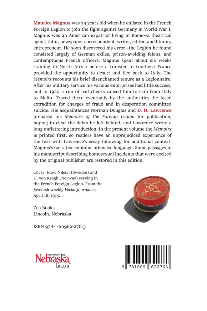 Memoirs of the  Foreign Legion