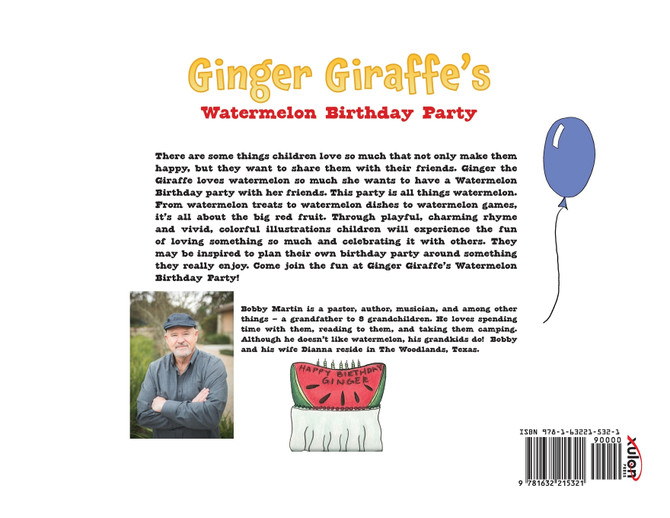 Ginger Giraffe's Watermelon Birthday Party