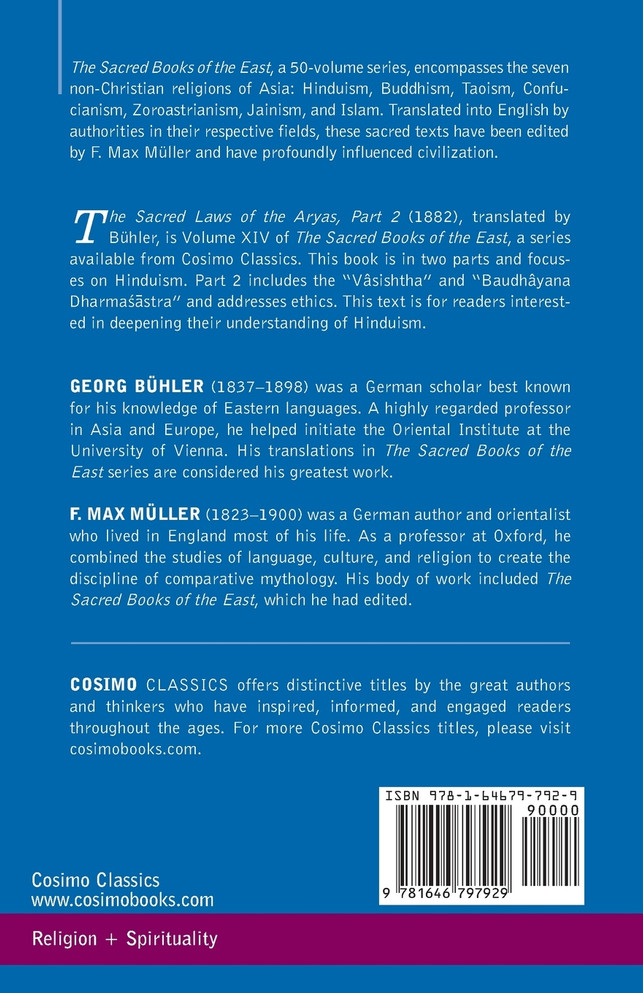 The Sacred Laws of the Aryas, Part 2 of 2