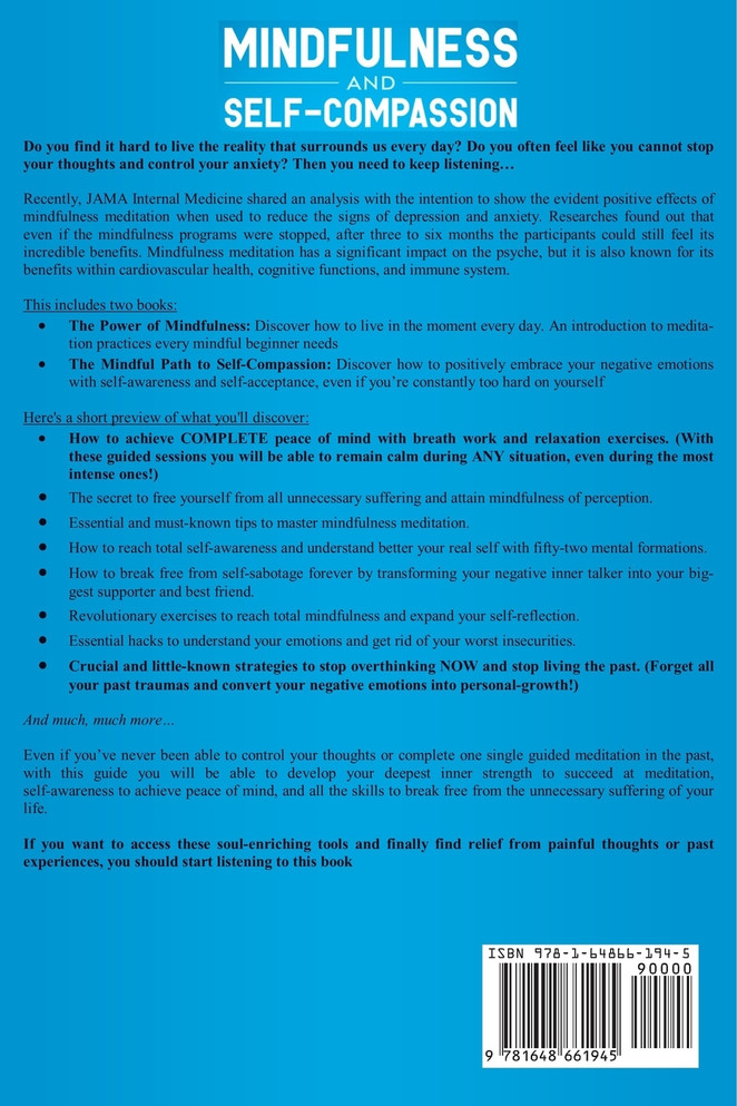 Mindfulness and Self-Compassion 2-in-1 Book