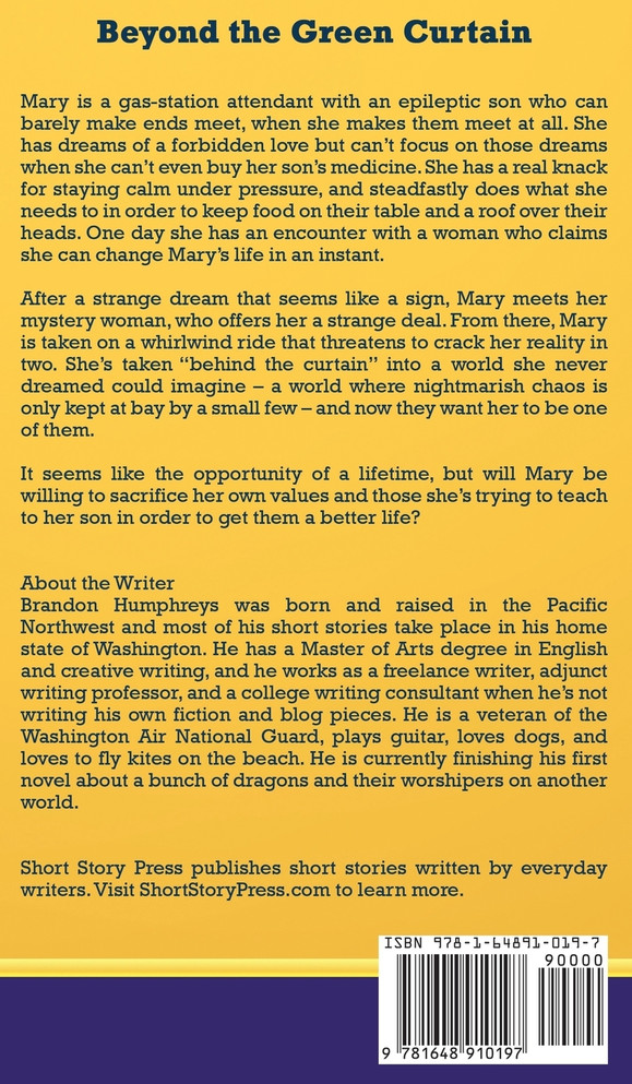 Short Story Press Presents Beyond the Green Curtain