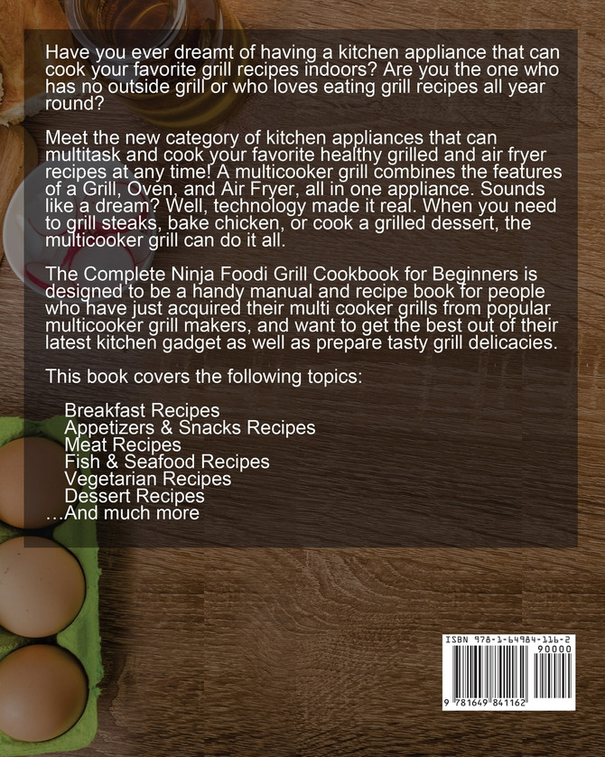 The Complete Ninja Foodi Grill Cookbook for Beginners