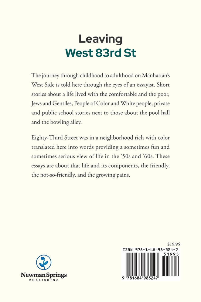 Leaving West 83rd Street