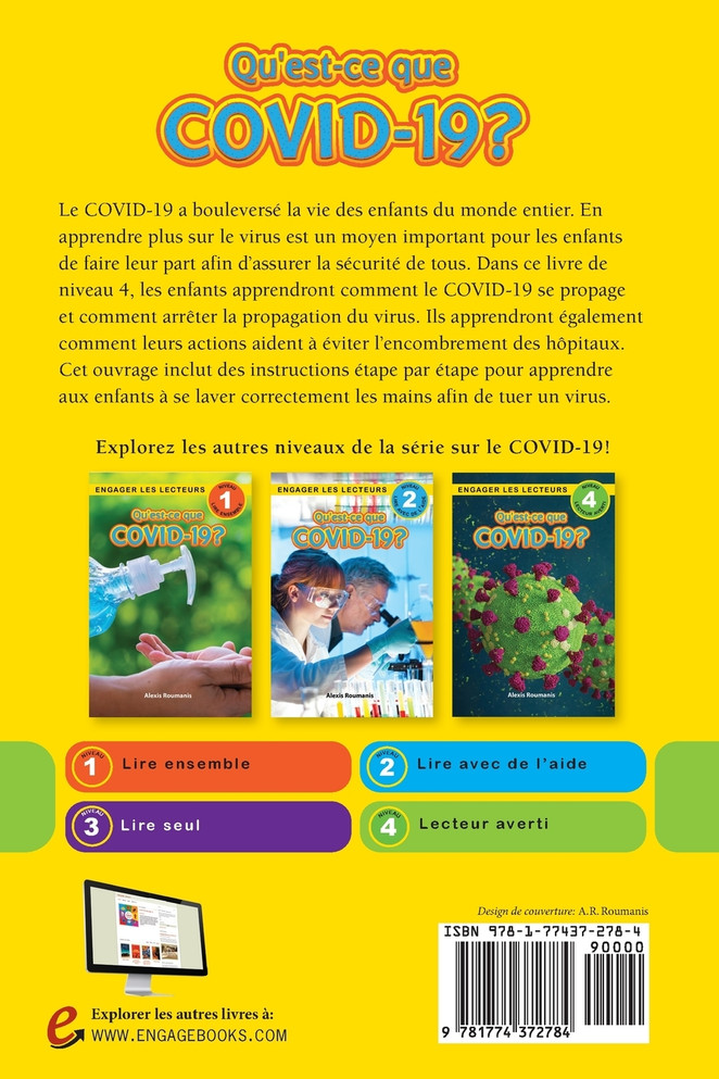 Qu'est-ce que le COVID-19? Niveau de lecture 4 (Cycle 4)